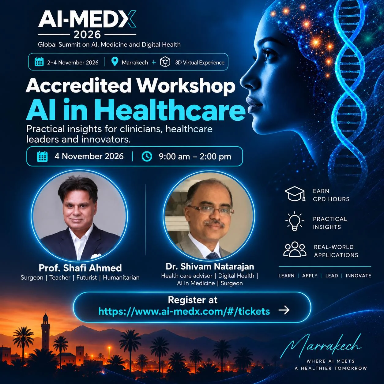 AI-MEDX 2026 AI in Healthcare workshop poster